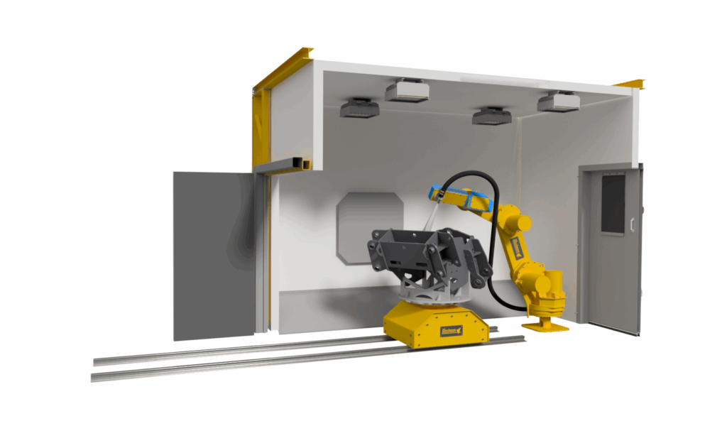 Compact Robot compatto di sabbiatura blastman accessibile senza investimenti in impianti - solmeri italia